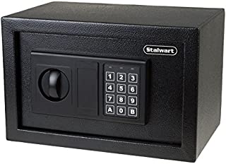 Digital Safe-Electronic Steel Safe with Keypad, 2 Manual Override Keys-Protect Money, Jewelry, Passports-For Home, Business or Travel by Stalwart