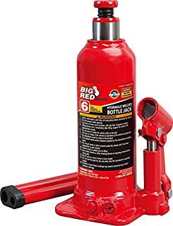 Torin Big Red Hydraulic Bottle Jack, 6 Ton (12,000 lb) Capacity