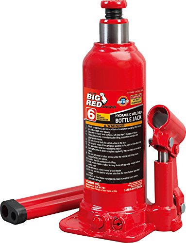 Torin Big Red Hydraulic Bottle Jack, 6 Ton (12,000 lb) Capacity