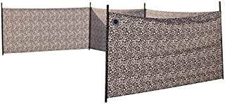 erda Sand Leopard Lightweight 20 ft Beach Windscreen, Privacy Screen, Wind Blocker, Free Matching Shoulder Bag