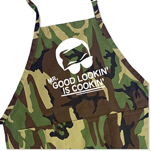 Mr. Good Looking is Cooking - BBQ Grill Apron