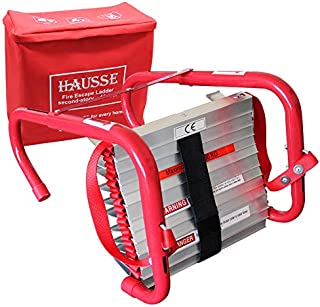 Hausse Retractable 2 Story Fire Escape Ladder, 13 Feet