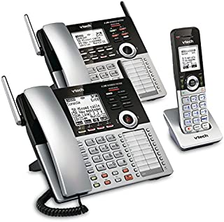 VTech 4-Line Small Business Phone System - Office Starter Bundle with 1 CM18445 Main Console, 1 CM18245 Deskset & 1 CM18045 Handset
