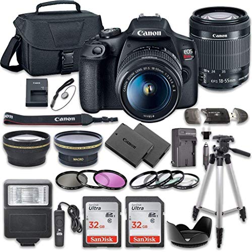 Canon EOS Rebel T7 DSLR Camera Bundle