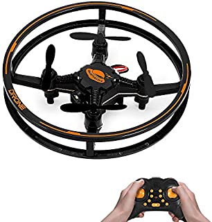 RC Hover Drone, MAKETHEONE 2.4G 4CH Altitude Hold Remote Control Helicopter for Kids Teens Beginners, Mini 3D Flips Stunt Quadcopter Aircraft with LED Lights