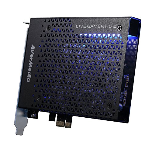 AVerMedia Live Gamer HD 2 Full HD 1080p 60 Record and Stream Multi-Card Support Low-Latency Pass-Through Real-Time Gameplay PCIe Ryzen Support (GC570)