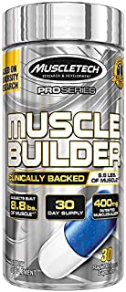 MuscleTech Muscle Builder Supplement with Peak ATP, Improved Muscle Building & Performance, 30 Servings (30 Capsules)