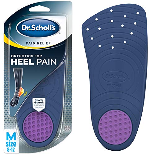 Dr. Scholls HEEL Pain Relief Orthotics // Clinically Proven to Relieve Plantar Fasciitis, Heel Spurs and General Heel Aggravation (for Men's 8-12, also available for Women's 5-12)