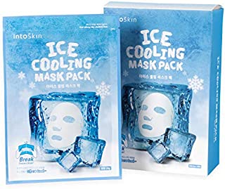 INTOSKIN Facial Ice Mask  0.85oz Single Use Cooling Face Masks