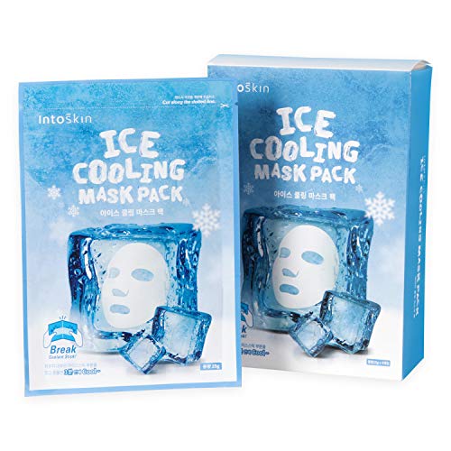 INTOSKIN Facial Ice Mask  0.85oz Single Use Cooling Face Masks