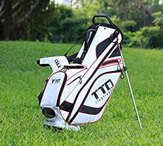 Super Light-Weight Golf Stand Bag for Easy Carry, White