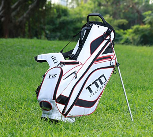 Super Light-Weight Golf Stand Bag for Easy Carry, White