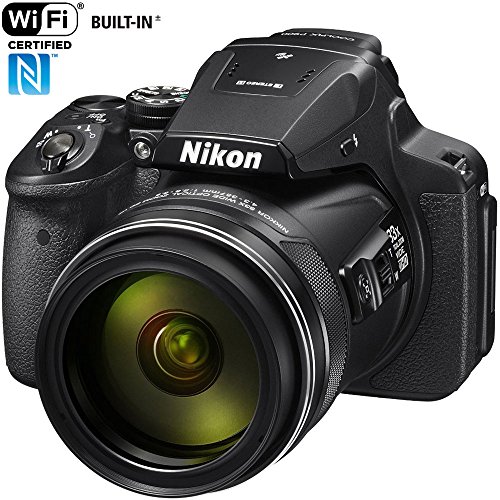 Nikon COOLPIX P900 16MP Zoom Digital Camera with 83x Optical Zoom, Built-in Wi-Fi and NFC (Black) (Renewed)