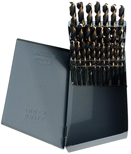 Drill America 26 Piece Heavy Duty High Speed Steel Drill Bit Set (Sizes A - Z), KFD Series