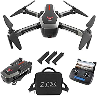 GoolRC SG906 GPS RC Drone with 4K HD Front Camera and 720P Down-Looking Camera, 5G WiFi FPV Foldable Brushless Drone, Optical Flow Positioning Altitude Hold RC Quadcopter with Handbag and 3 Battery