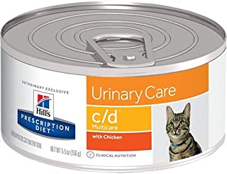 Hill's Prescription Diet c/d Multicare Urinary Care with Chicken Canned Cat Food 24/5.5 oz