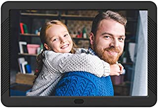 Atatat Digital Photo Frame with 1920x1080 IPS Screen, Digital Picture Frame Support Adjustable Brightness,Photo Deletion,1080P Video,Music,Slideshow,Remote,16:9 Widescreen (8 Inch)