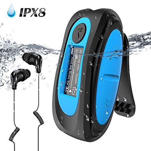 Swimming MP3 Player with Clip, AGPTEK