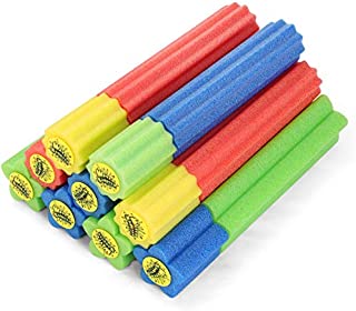 9 Pack Water Shooter Guns Pool Toys Pool Noodles Summer Bulk Water Floats Blaster Foam Squirt Gun Super Lake Soaker Outdoor Set for Kids Teens Adults