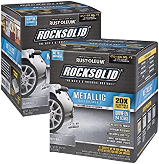 Rust-Oleum RockSolid Silver Bullet Metallic Garage Floor Kit - 2 Pack