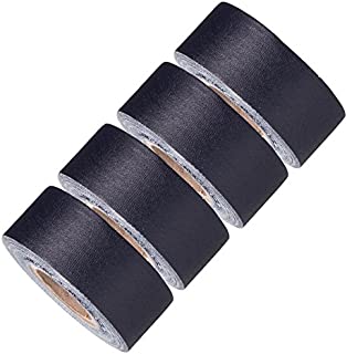 Mini Gaffer Tape Rolls by GafferPower 1 inch x 8yards - Pack of 4 Black, Made in The USA, Heavy Duty Gaffer's Tape, Strong Tough Compact Lightweight, Multipurpose Better Than Duct Tape