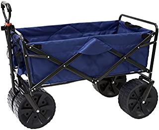 Mac Sports Beach Wagon Cart, Blue/Black