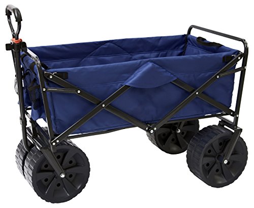 Mac Sports Beach Wagon Cart, Blue/Black