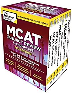 The Princeton Review MCAT Subject Review Complete Box Set, 3rd Edition: 7 Complete Books + 3 Online Practice Tests (Graduate School Test Preparation)