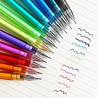 Happlee Fancy Pens 12 Color Journaling Pen Gel Pens Fine Point for Bullet Journal Creative Note Taking Fun Pen Set