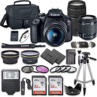 Canon EOS Rebel T7 DSLR Camera Bundle