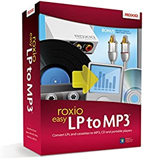 Roxio Easy LP to MP3 | LP and Cassette to CD or MP3 Audio Converter [PC Disc]