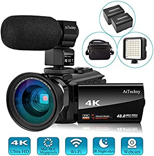 Video Camera 4K Camcorder - AiTechny