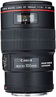 Canon EF 100mm f/2.8L IS USM Macro Lens for Canon Digital SLR Cameras, Lens Only