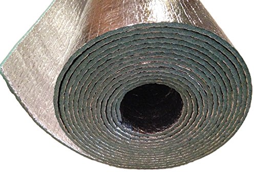 Car Insulation - 4' x 10' Roll (40 Sqft) Sound Deadener & Heat Barrier Mat - Automotive Lightweight Thermal Insulation