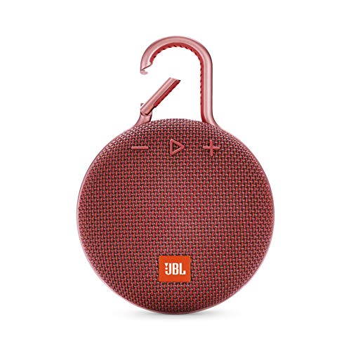 JBL CLIP 3 - Waterproof Portable Bluetooth Speaker - Red