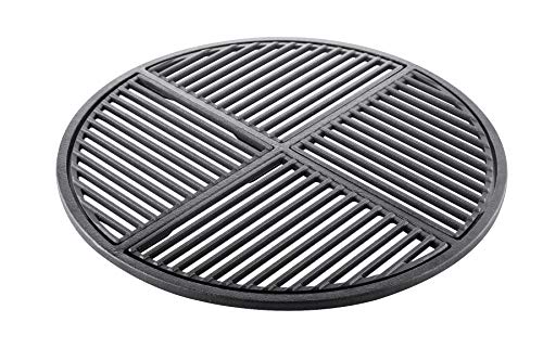 Cast Iron Grate, Pre Seasoned, Non Stick Cooking Surface, Modular Fits 22.5