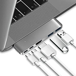 Purgo Mini USB C Hub Adapter Dongle for MacBook Air M1 2020-2018 and MacBook Pro M1 2020-2016, MacBook Pro USB Adapter with 4K HDMI, 100W PD, 40Gbps TB3 5K@60Hz, USB-C and 2 USB 3.0.