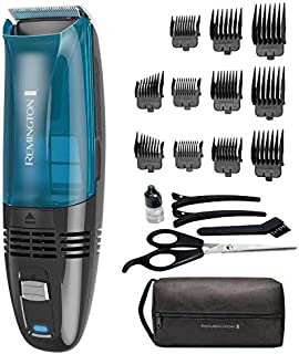 Remington Hc6550 Cordless Vacuum Haircut Kit, Vacuum Beard Trimmer, Hair Clippers for Men, 18Piece