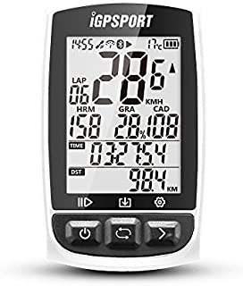 iGPSPORT GPS Bike Computer Big Screen with ANT+ Function iGS50E Wireless Cycle Computer Waterproof-White