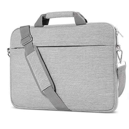 AtailorBird Laptop Shoulder Bag 15.6 inch Travel-Friendly Handbag Briefcase Computer Protective Messenger Carrying Case for Men and Women,Grey