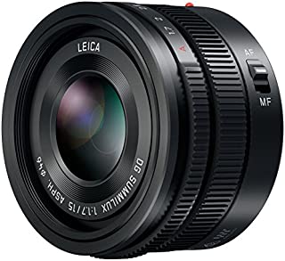 PANASONIC LUMIX G Leica DG SUMMILUX Lens, 15MM, F1.7 ASPH, Professional MIRRORLESS Micro Four Thirds, H-X015 (USA Black)