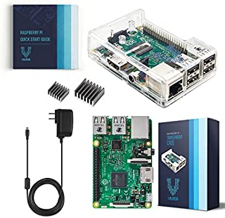 Vilros Raspberry Pi 3 Kit with Clear Case and 2.5A Power Supply