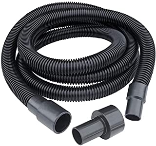 POWERTEC 70130 Dust Collection Hose and Fittings | Premium 10ft Power Tool Dust Hose with Vacuum Attachments