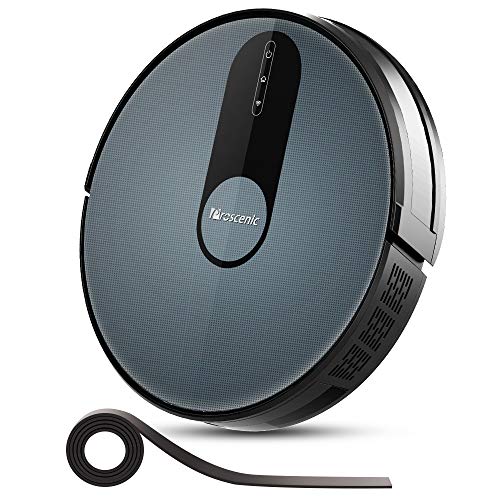 Proscenic 820S Robot Vacuum Cleaner, WiFi Connectivity, Alexa & Google Control, Smart Mapping, Auto Boost, 1800Pa Max Suction, 600ML Large Dustbox, Self-Charging, for Pet Hairs, Hard Floors and Carpet