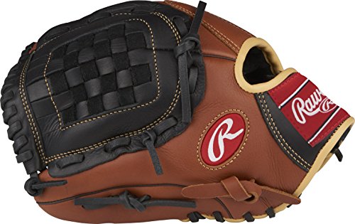 Rawlings Sandlot Series Leather Basket Web Baseball Glove, 12