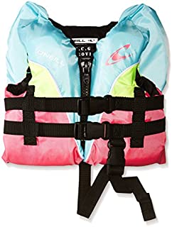 O'Neill Infant Superlite USCG Life Vest, Turquoise/Berry/Lime/White, 0-30 lbs