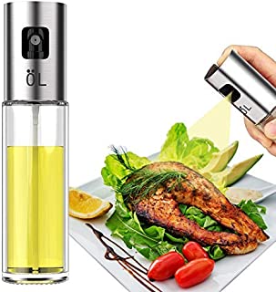 LAO XUE Olive Oil Sprayer Food-Grade Glass Bottle Gispenser For Cooking, BBQ, Salad, Kitchen Baking, Roasting, Frying