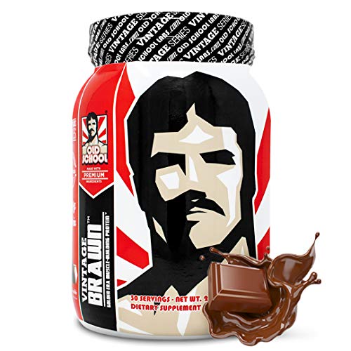 VINTAGE BRAWN Protein - Muscle-Building Protein Powder - The First Triple Isolate of Premium Egg, Milk (Whey and Casein), and Beef Protein - Rich Chocolate Flavor with Zero Sugars and No Artificials