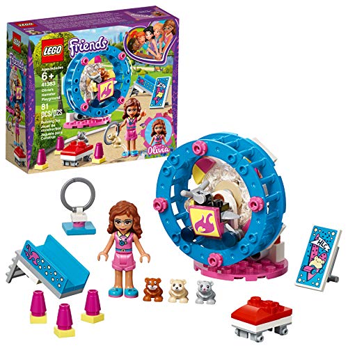 LEGO Friends Olivias Hamster Playground 41383 Building Kit (81 Pieces)