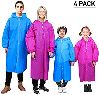 MOVTOTOP Ponchos Family Pack